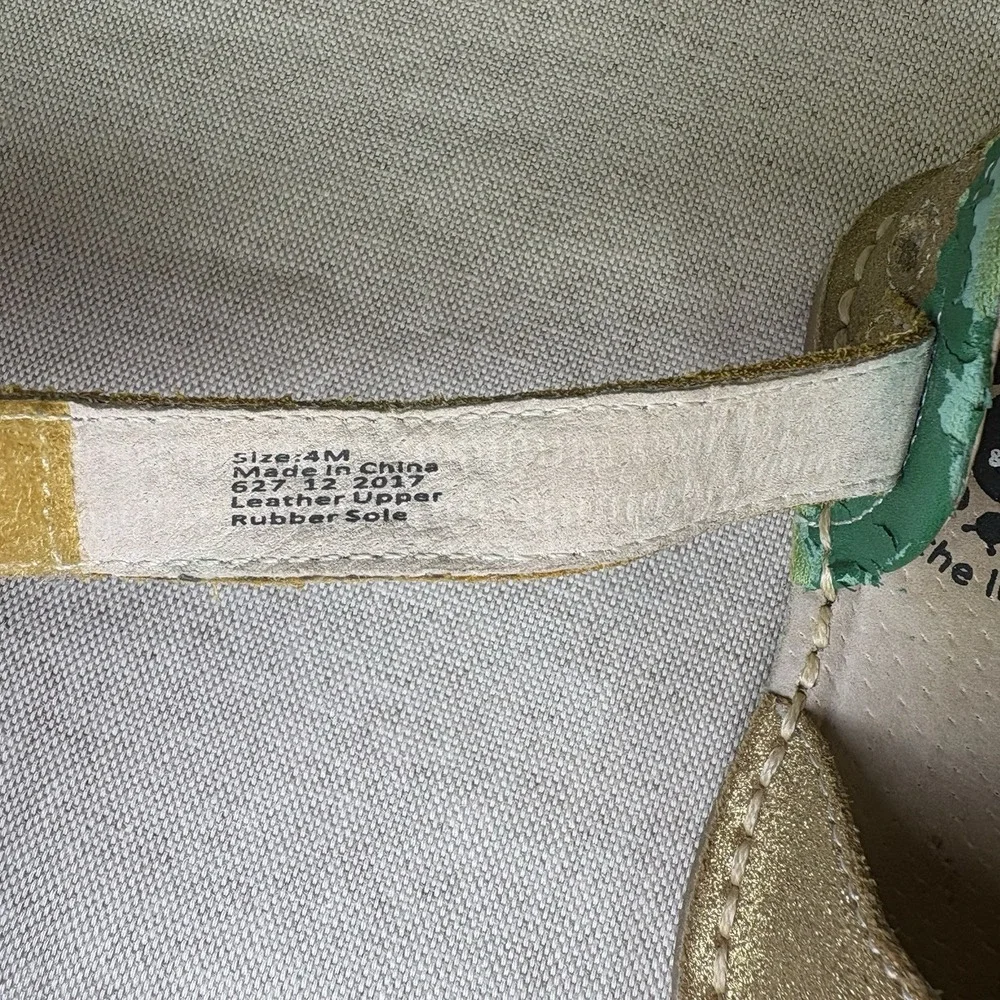 Livie & Luca Sandals Kids 4 Kea Gold Watermelon Mary Jane Open Toe Shoes Limited